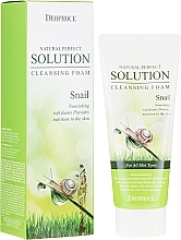 Fragrances, Perfumes, Cosmetics Face Cleansing Foam with Snail Mucus - Deoproce Natural Perfect Solution Cleansing Foam Snail