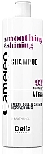 Fragrances, Perfumes, Cosmetics Shampoo for Frizzy, Dull Hair with Dry Ends - Delia Cameleo Smoothing & Shining Shampoo