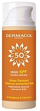 Fragrances, Perfumes, Cosmetics Waterproof Sunscreen Tinted Fluid - Dermacol Sun Tinted Water Resistant Fluid SPF50