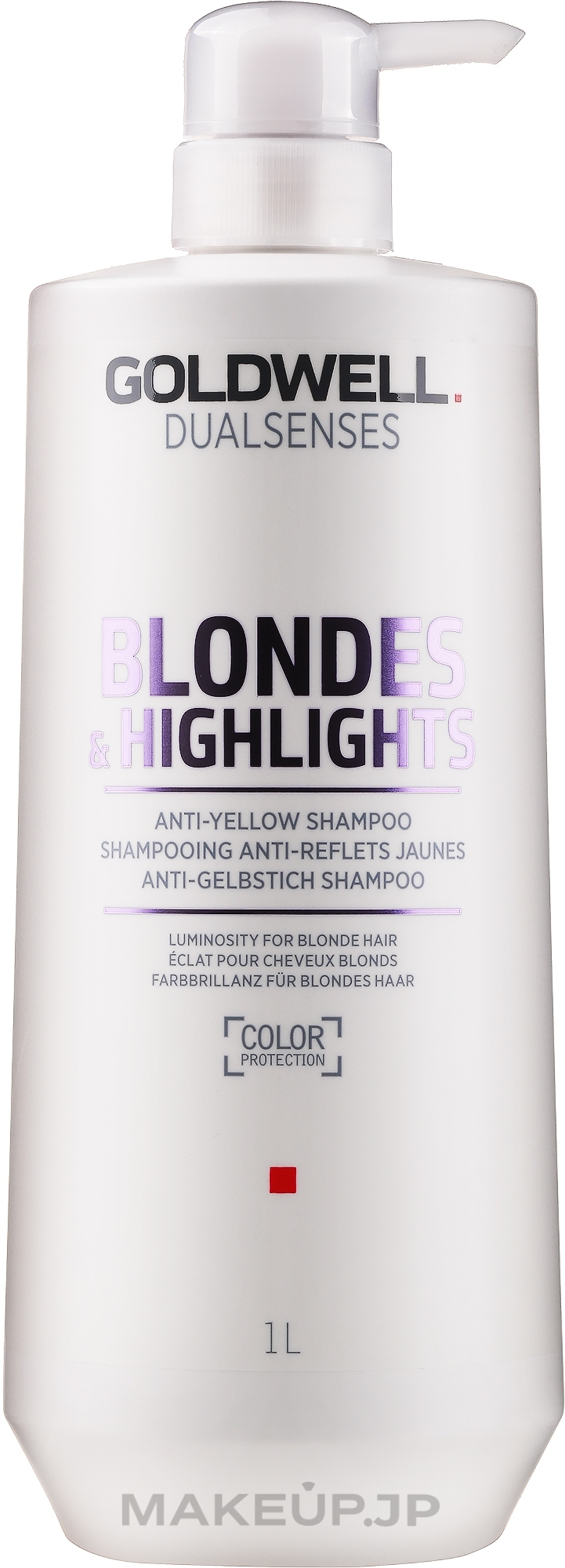 Anti-Yellow Blonde Hair Shampoo - Goldwell Dualsenses Blondes & Highlights Anti-Yellow Shampoo — photo 1000 ml