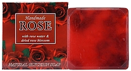 Fragrances, Perfumes, Cosmetics Natural Glycerin Soap "Red Rose" - Aroma Essence Natural Glycerin Soap "Red Rose"