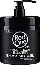 Fragrances, Perfumes, Cosmetics Shaving Gel - Red One Face Fresh Shaving Gel Silver