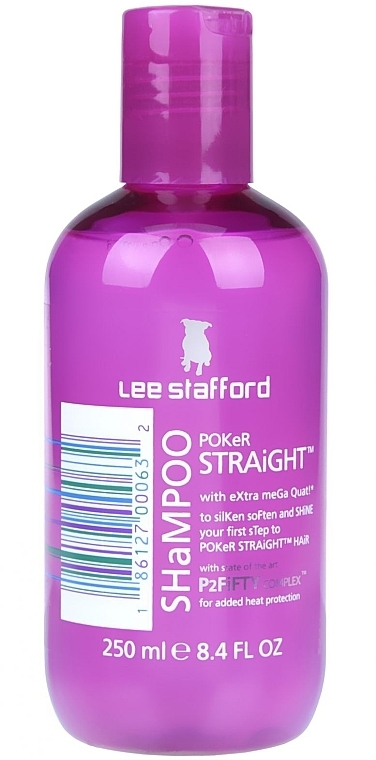 Smoothing Hair Shampoo - Lee Stafford Poker Straight Shampoo whith P2FIFTY Complex — photo N3