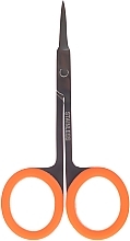 Manicure Cuticle Scissors "Neon Play", 2224, orange - Donegal — photo N1