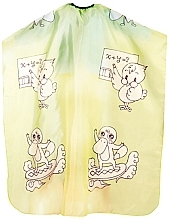 Fragrances, Perfumes, Cosmetics Kids Hairdressing Cape 95x120 cm, yellow - Xhair