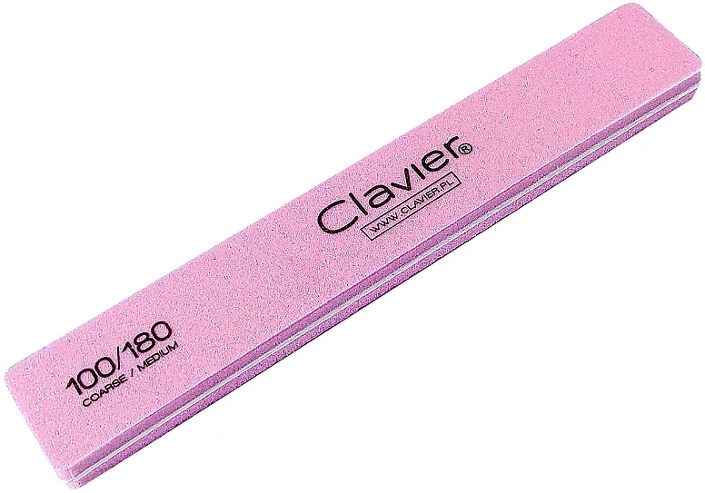 Nail File 100/180, pink - Clavier — photo N1