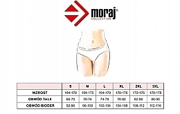 Midi Bikini Panties, laser cut, white - Moraj — photo N4