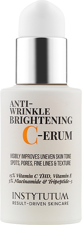 Brightening Anti-Wrinkle Serum - Instytutum Anti-Wrinkle Brightening C-Erum — photo N1