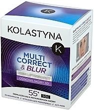 Fragrances, Perfumes, Cosmetics Rejuvenating Night Cream - Kolastyna Multi Correct & Blur Lifting Night Cream 55+