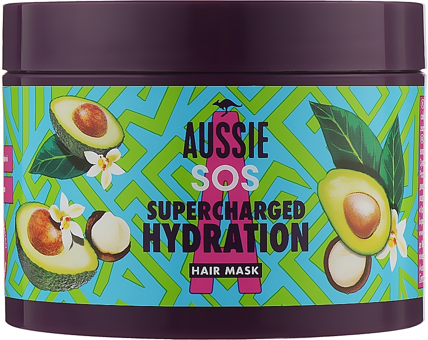 Supercharged Moisture Hair Mask - Aussie SOS Supercharged Moisture Hair Mask — photo N1