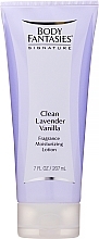 Fragrances, Perfumes, Cosmetics Parfums de Coeur Body Fantasies Clean Lavender Vanilla - Body Lotion