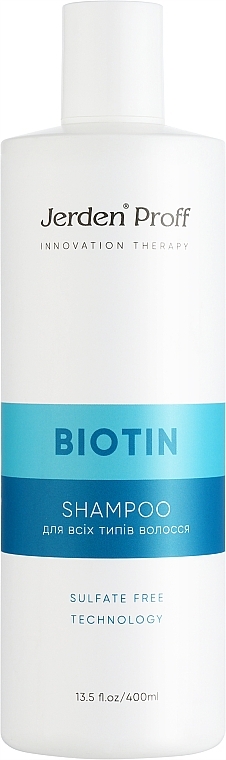 Sulfate-Free Shampoo with Biotin & Collagen - Jerden Proff Biotin — photo N2