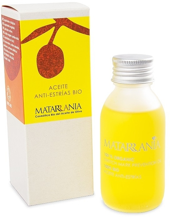 妊娠線予防用オイル - Matarrania 100% Organic Stretch Mark Prevential Oil — photo N1