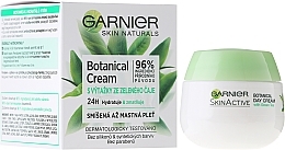 Fragrances, Perfumes, Cosmetics Face Cream - Garnier Skin Naturals Botanical Cream Green Tea Leaves