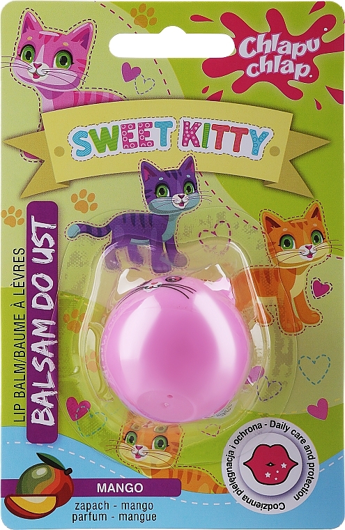 Lip Balm - Chlapu Chlap Sweet Kitty Lip Balm Mango — photo N1