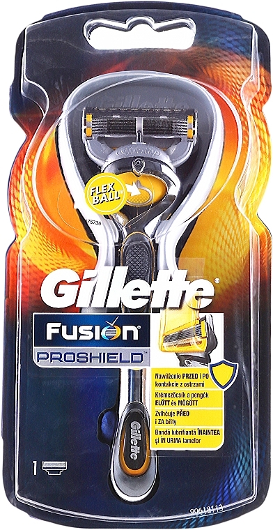 Shaving Razor with 1 Refill Cartridge - Gillette Fusion ProShield — photo N1