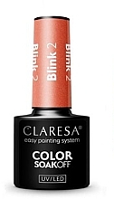 Fragrances, Perfumes, Cosmetics Gel nail polish - Claresa Blink Color Soak Of