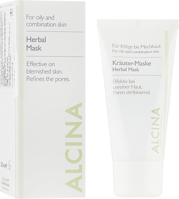 Herbal Extracts Mask for Oily Skin - Alcina Herbal Mask — photo N4