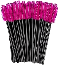 Lash & Brow Brush, pink with black handle - Clavier — photo N2
