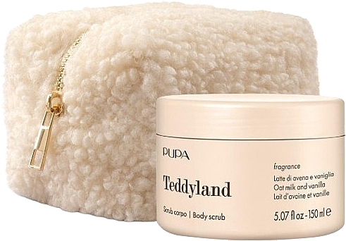 Set - Pupa Teddyland Oat Milk And Vanila (b/scrub/150ml + bag) — photo N1