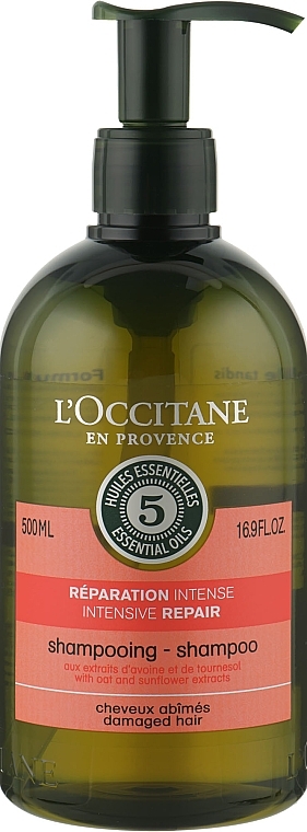 Shampoo "Intense Repair" - L'Occitane Aromachologie Intense Repairing Shampoo — photo N3