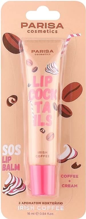 SOS Lip Balm with Cocktail Scent - Parisa Cosmetics Lip-Cocktails — photo N1