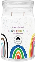 Scented Candle in Jar 'Love For All', 2 wicks - Yankee Candle Singnature — photo N1