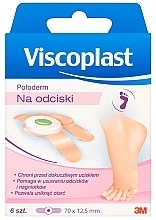 Fragrances, Perfumes, Cosmetics Callus Plaster, 70 x 12.5, Pack of 6 - Viscoplast Poloderm