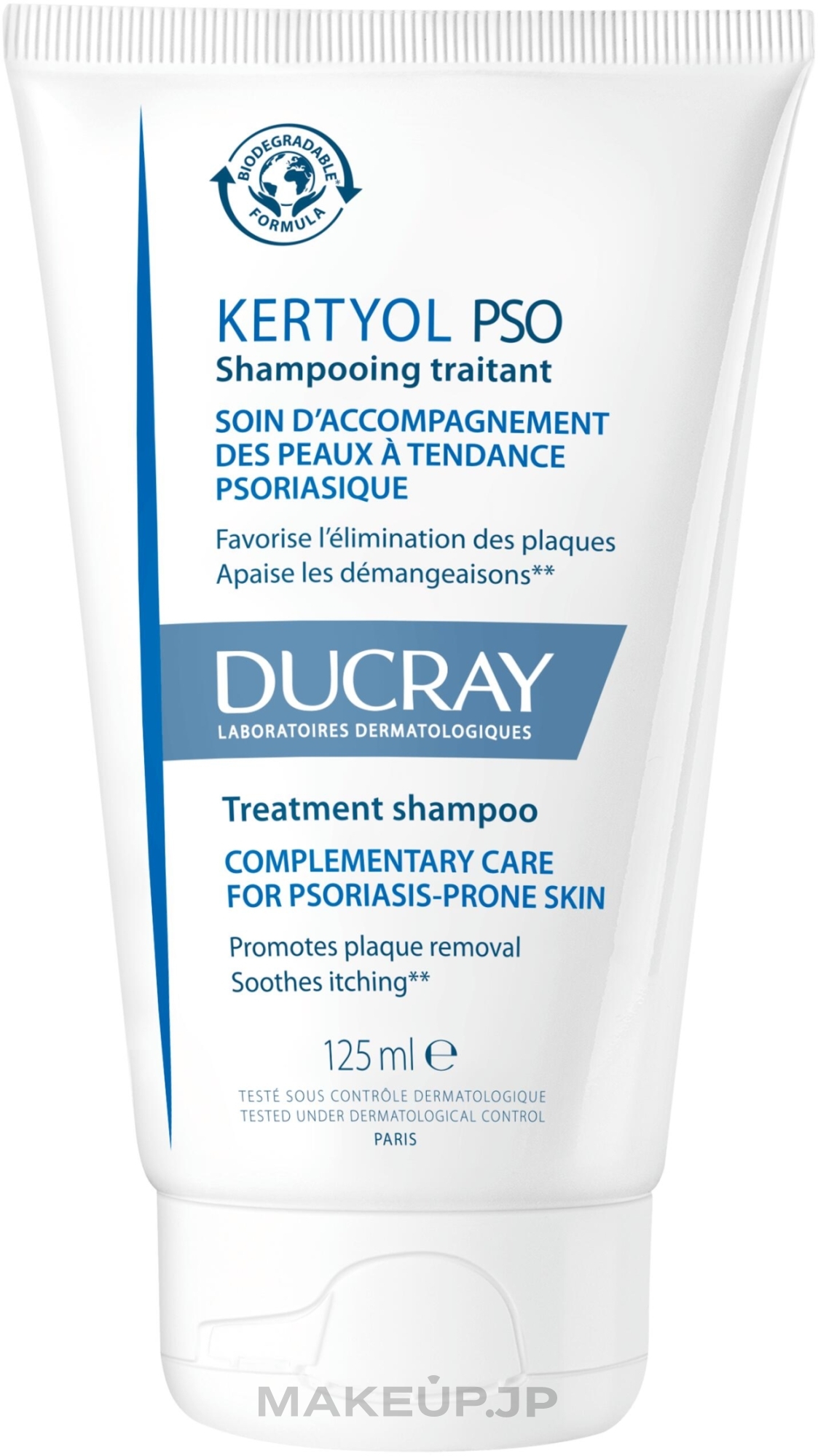 Repairing Shampoo - Ducray Kertyol P.S.O. Rebalancing Treatment Shampoo — photo 125 ml