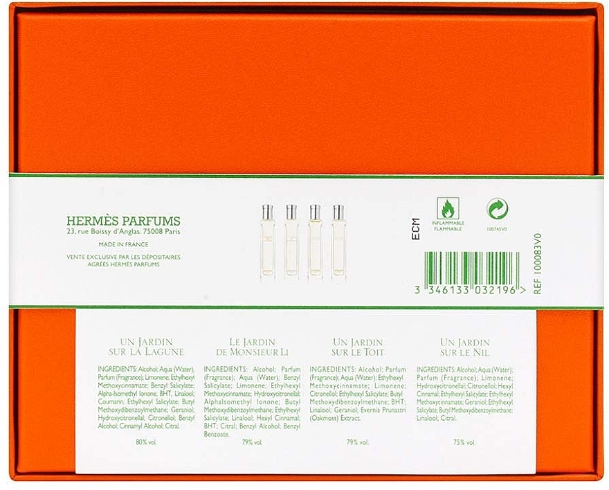 Hermes La Collection Set - Set (edt/15ml + edt/15ml + edt/15ml + edt/15ml) — photo N3