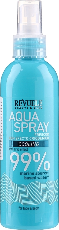 Kelp Extract Face & Body Spray - Revuele Face&Body Cooling Aqua Spray — photo N1