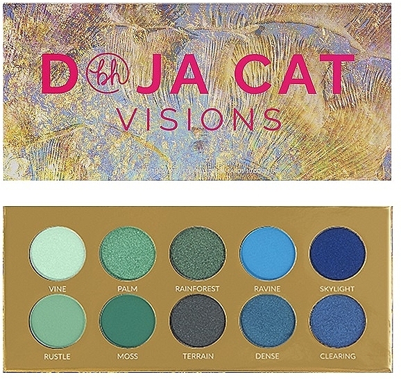 Eyeshadow Palette - BH Cosmetics X Doja Cat Visions Eyeshadow Palette — photo N1