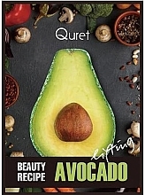 Fragrances, Perfumes, Cosmetics Lifting Mask - Quret Beauty Recipe Mask Avocado Lifting