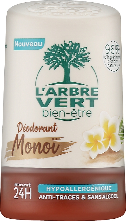 Coconut Oil Deodorant - L'Arbre Vert Monoi Deodorant — photo N1