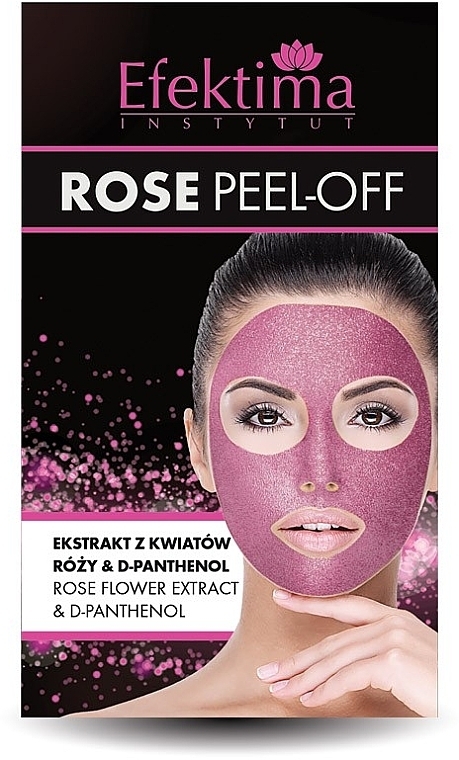Face Peeling Mask - Efektima Instytut Rose Peel-Off Face Mask — photo N1