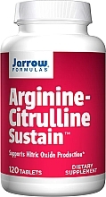 Arginine-Citrulline Sustain Dietary Supplement - Jarrow Formulas Arginine-Citrulline Sustain — photo N3