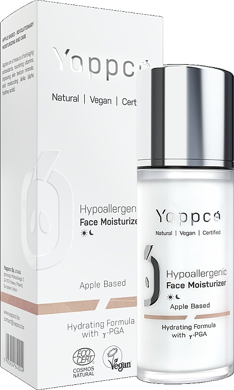 Moisturizing Face Cream - Yappco Hypoallergenic Moisturizer Face Cream — photo N2