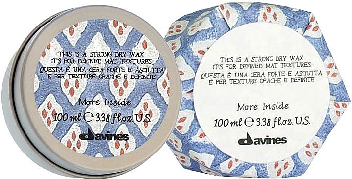 Strong Dry Wax for Defined Matte Textures - Davines More Inside Strong Dry Wax — photo N1