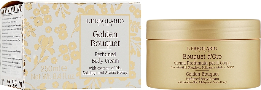 Golden Bouquet Body Cream - L'Erbolario Body Cream — photo N2