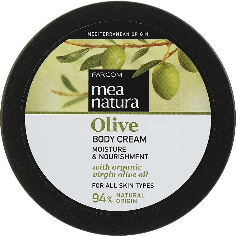 Moisturizing Body Cream with Olive Oil - Mea Natura Olive Body Cream — photo N1