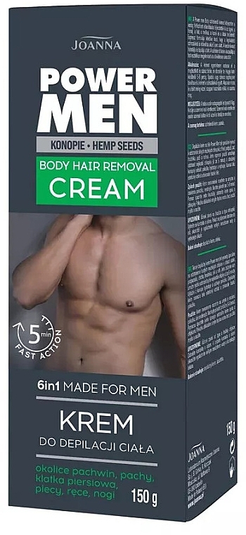 Men Body Hair Removal Cream - Joanna Power Men Body Hair Removal Cream — photo N1