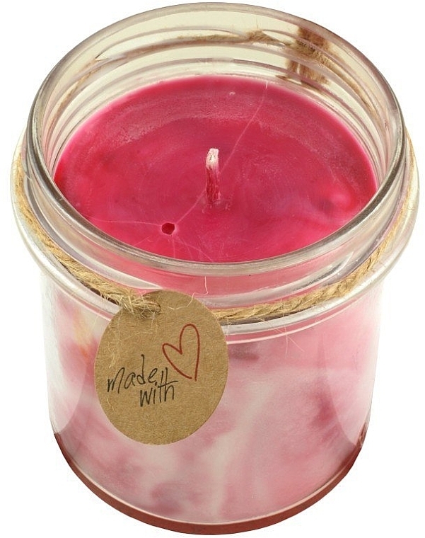 Marble Scented Candle "Pana Cotta" - Mia Box Panna Cotta Candle — photo N2