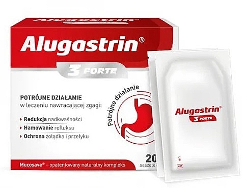 Alugastrin Dietary Supplement, sachet - Urgo Alugastrin 3 Forte — photo N2