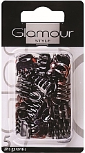 Hair Clips, 0223, brown - Glamour — photo N1