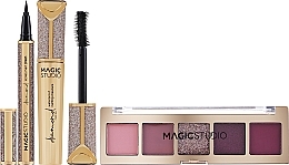 Makeup Kit - Magic Studio Diamond Collection Complete Shine 5 Color Eyeshasow + 1 Mascara + 1 Eyeliner — photo N1
