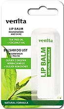 Fragrances, Perfumes, Cosmetics Lip Balm "Tea Tree Oil + Coconut Oil" - Venita Lip Balm Tea Tree Oil + Coconut Oil