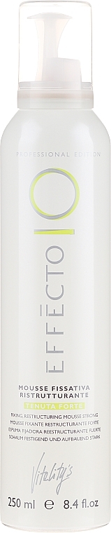 Strong Hold Styling Hair Mousse - Vitality's Effecto Mousse Fissativa Ristrutturante Tenuta Forte — photo N1