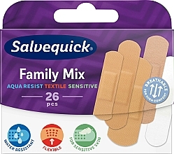 Family Mix Textile Patch Set - Salvequick Family Mix  — photo N1