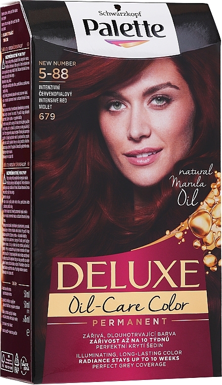 Permanent Hair Color - Palette Deluxe Oil-Care Color 3 Ks — photo N3
