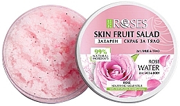 Rose Face and Body Scrub - Nature of Agiva Roses Skin Fruit Salad Rose Nourishing Sugar Scrub — photo N1